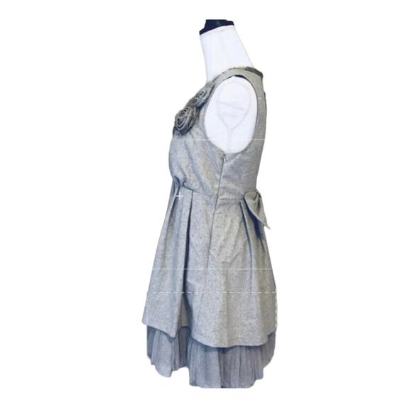 ⭐ 🔥 50% OFF SALE — FINAL PRICE Ryu x Anthropologie Wool Dress M Fur Trim | NWT - Picture 5 of 8